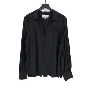 BROCHU WALKER The Anson Blouse Black L